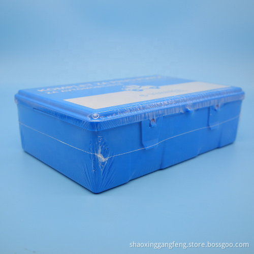 China wholesale blue color storage medical equipment safety first aid kit emergency box